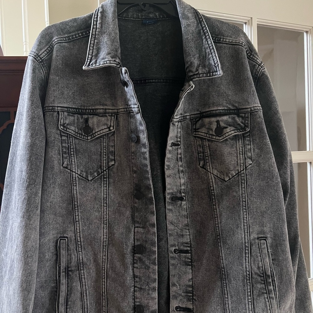 Men's Black Denim Jacket